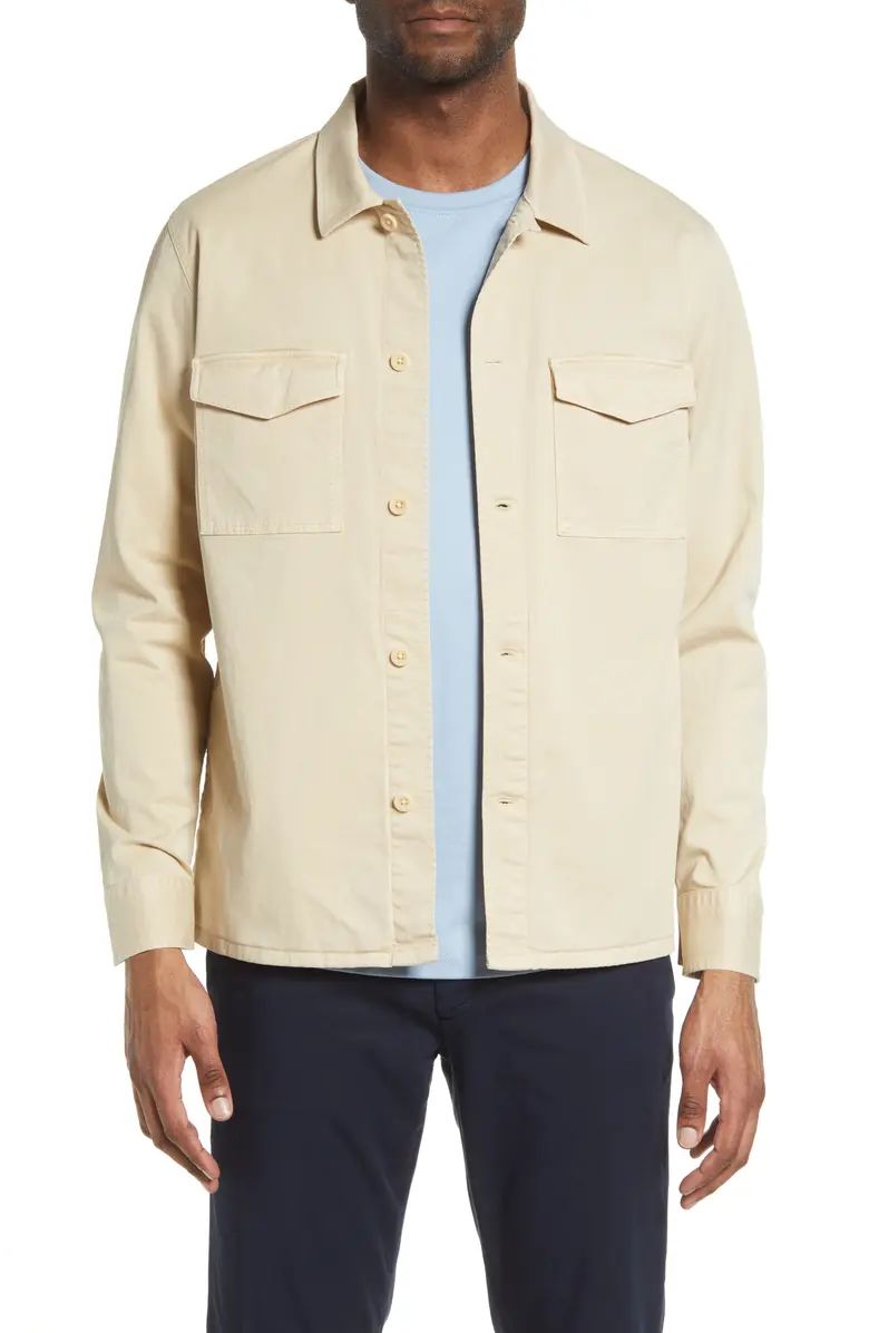 Berner Stretch Cotton Shirt Jacket | Nordstrom