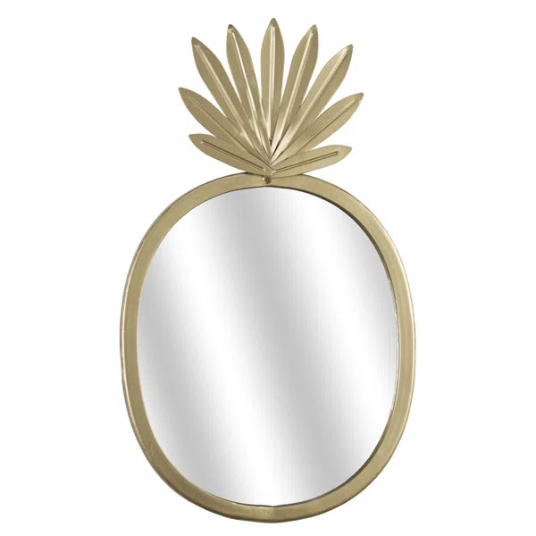 Sorenson Metal Pineapple Coastal Accent Mirror | Wayfair North America