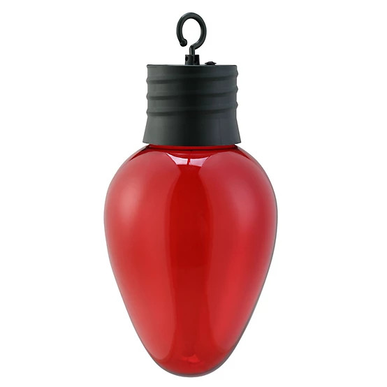 New!Red Shed  13.75 in. Indoor B/O C7 Christmas Light Bulb Hanging Decor, Red | Tractor Supply