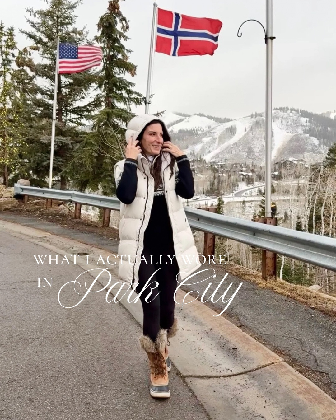 What I wore in Park City, Utah for a snow trip 