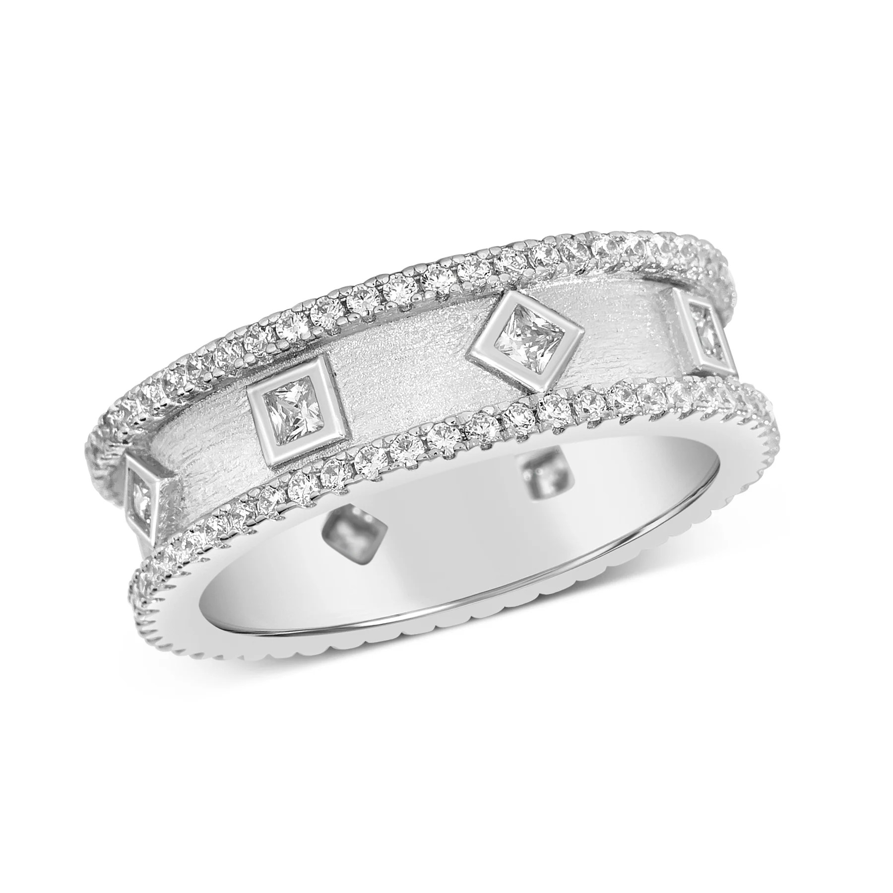 Men's Byzantine Diamond Crystalline Band by Anna Zuckerman | Anna Zuckerman