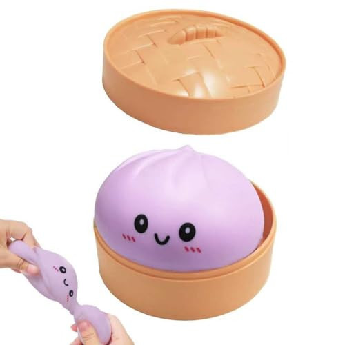 New PinkDumpling Squishies & Dumpling Squishy Mystery Box .Squishy Dumplings，Helpful for Relieving Stress（Pink） | Amazon (US)
