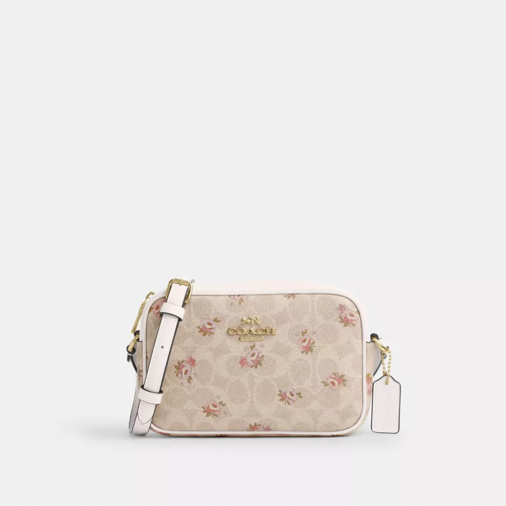 In Signature Canvas With Floral Print | Coach Outlet US
