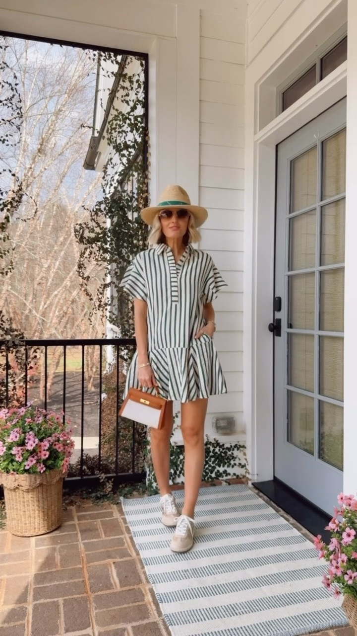 This green striped dress is so cute for the Master’s or another golf tournament! Wearing XS! Use code BRITTANY25 for 25% off! 👏🏼

Loverly Grey, masters tournament, spring outfit, golf tournament outfit, spring dresss

#LTKSaleAlert #LTKSeasonal