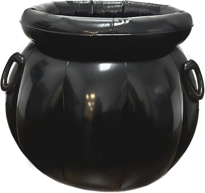 GIFTEXPRESS 22x18 Inch Large Inflatable Halloween Cauldron Drink Cooler, St Patrick Cauldron Pot ... | Amazon (US)
