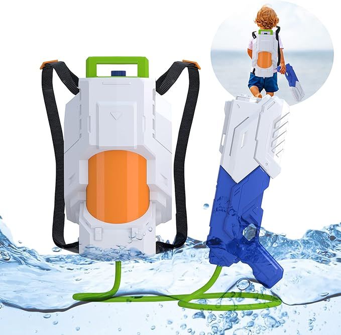 SNAEN Water Blaster with 2.5L High Capacity Backpack Tank Which has Adjustable Straps, Shooting f... | Amazon (US)