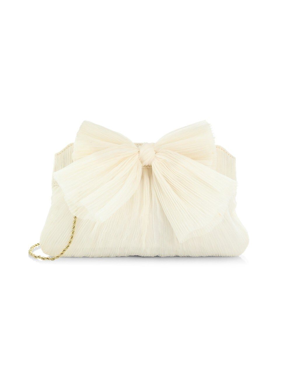 Rayne Bow Pleated Frame Clutch | Saks Fifth Avenue