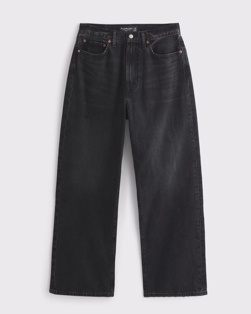 Abercrombie & Fitch Men's Baggy Jean in Black - Size 36 X 32 | Abercrombie & Fitch (US)