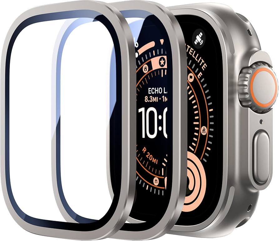 Uyiton for Apple Watch Ultra 4/3/2/1 Screen Protector - iWatch 49mm Glass | Amazon (US)
