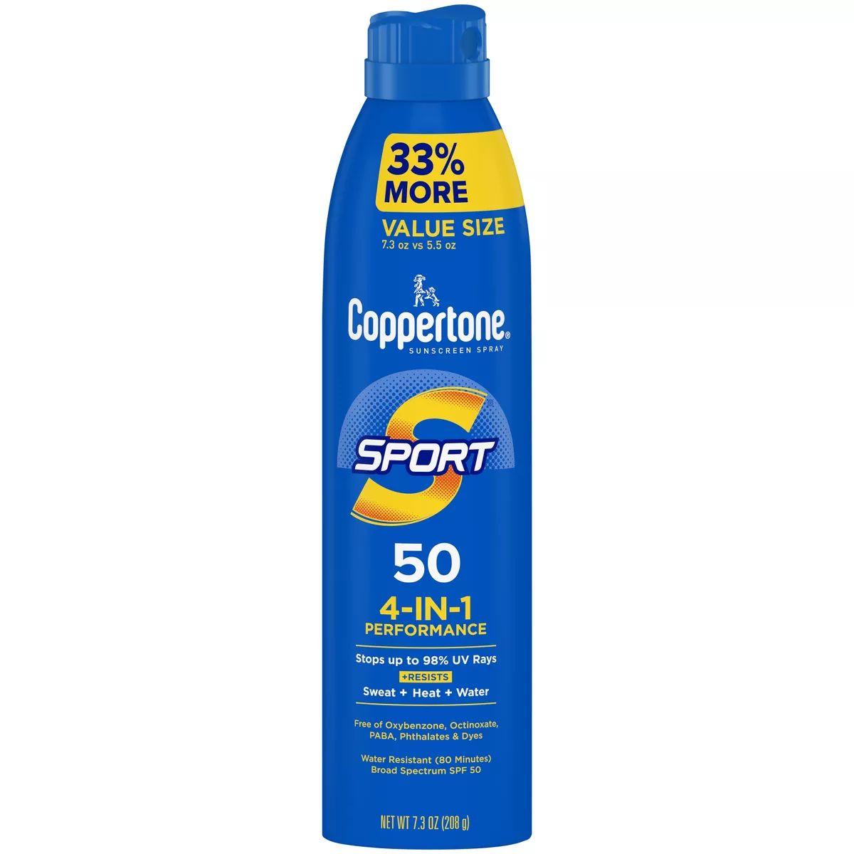 Coppertone Sport Sunscreen Spray - SPF 50 - 7.3oz Value Size | Target