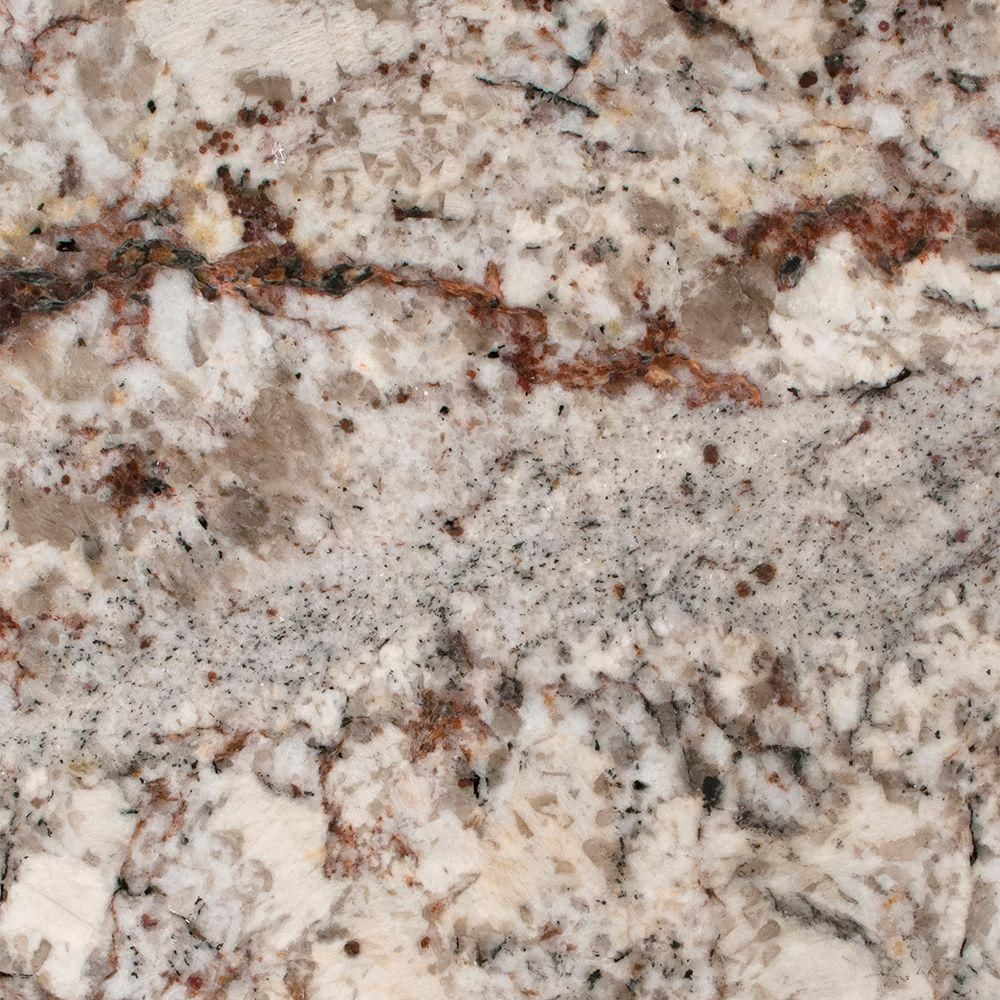 3 in. x 3 in. Granite Countertop Sample in White Springs | The Home Depot