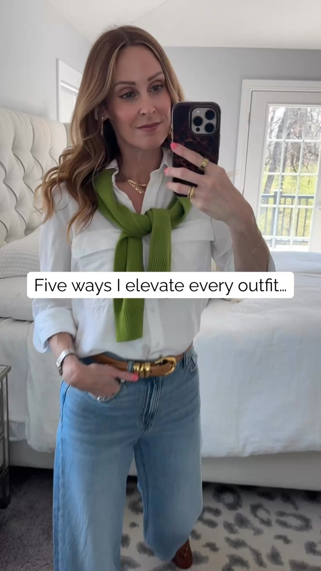 How I like to elevate every outfit  

#LTKootd #LTKgrwm #LTKOver40