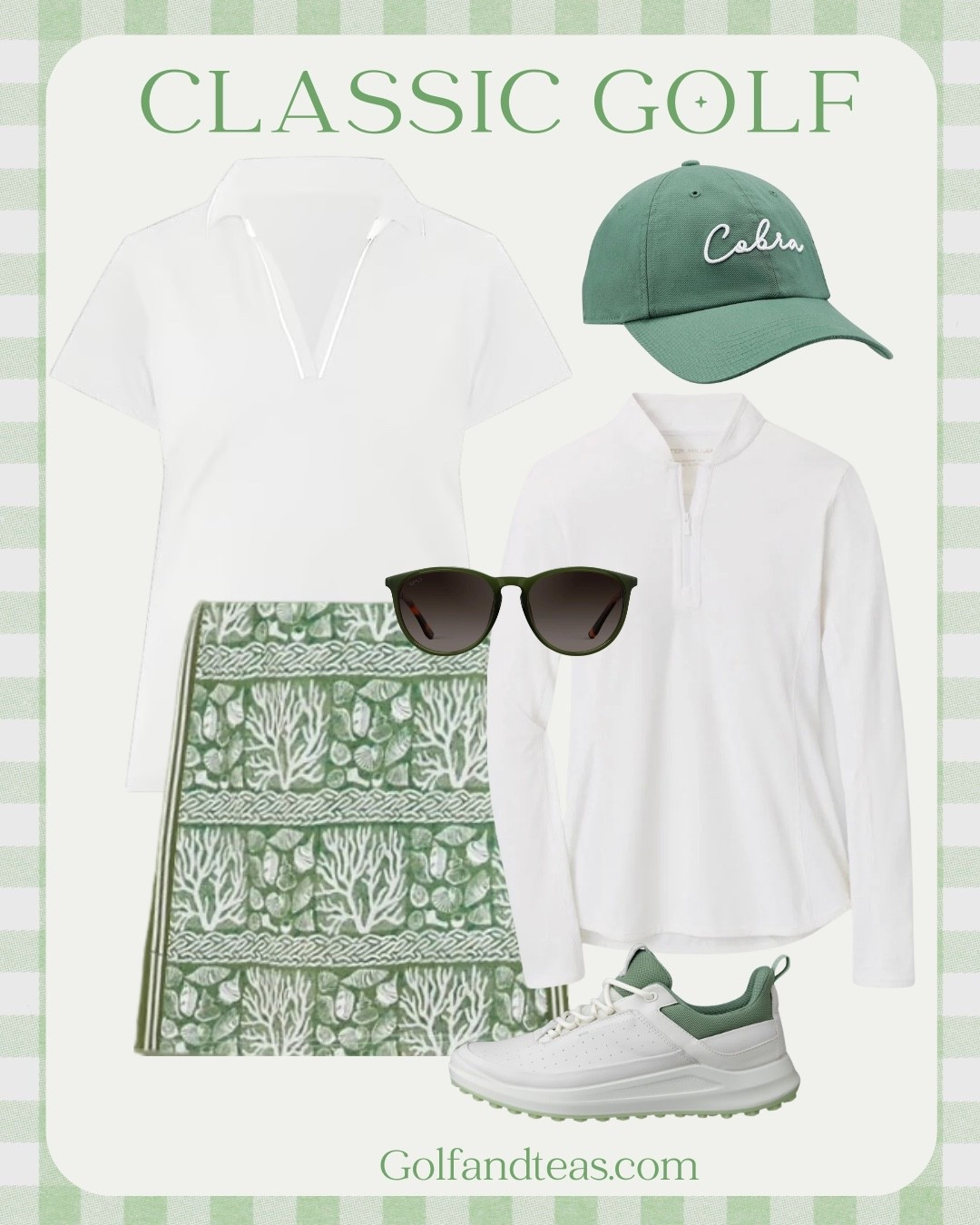A classic golf look for the summer or for the Masters. ⛳️

#LTKOver40 #LTKSeasonal #LTKActive