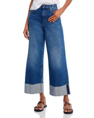 Andi High Rise Wide Leg Jeans in Clover | Bloomingdale's (US)