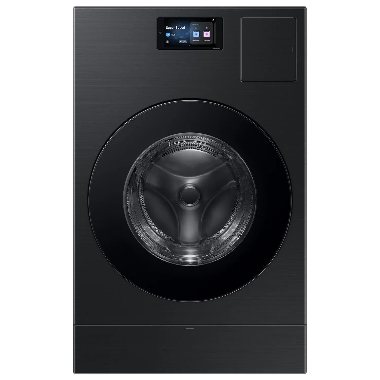 Samsung Bespoke Traditional Drying 5.3-cu ft Vented All-In-One Washer Dryer Combo with Steam Cycle ( Brushed Black ) Polyester | WD90F53AVB | Lowe's
