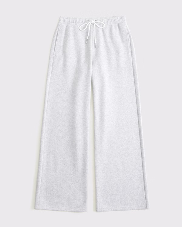 High Rise Wide Leg Sunday Sweatpant | Abercrombie & Fitch (US)