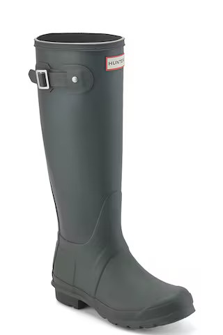 Hunter Original Tall Boot in Dark Green from Revolve.com | Revolve Clothing (Global)