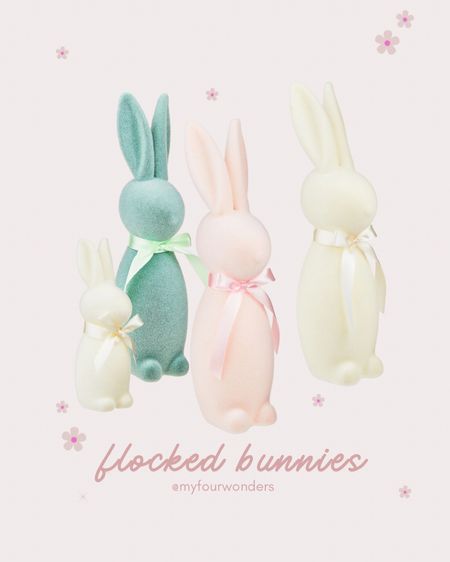 Flocked bunnies in stock! Perfect for spring and Easter decor 

#LTKSeasonal #LTKhome #LTKfamily