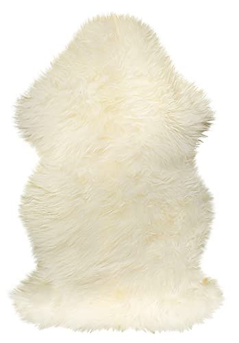 Natural Sheepskin Rug with Thick and Lush 2.5 Inch Pile | Hypoallergenic Sheep Fur Rug with Anti-Ski | Amazon (US)