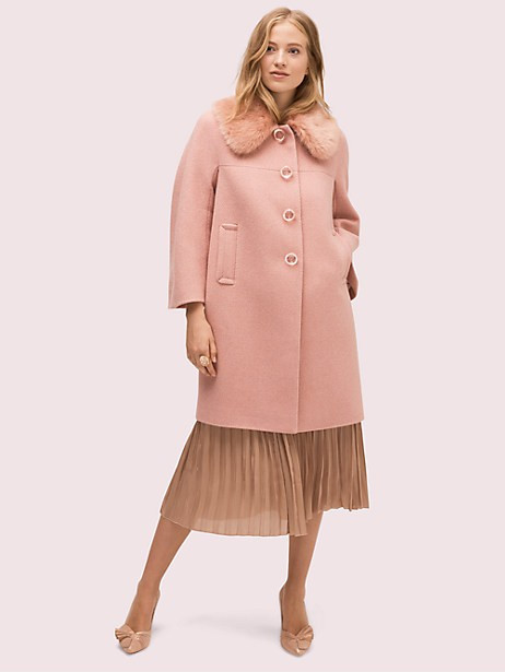 metallic twill coat | Kate Spade (US)