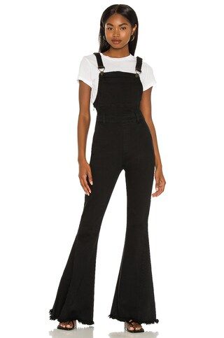 Show Me Your Mumu Berkeley Bell Overalls in Washed Black from Revolve.com | Revolve Clothing (Global)