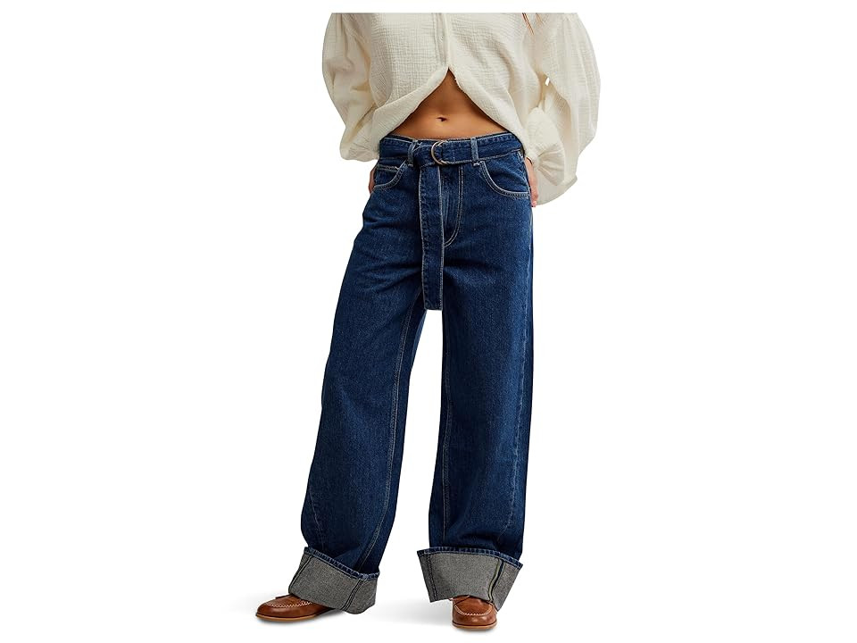 Free People We The Free East Bay Cuffed Jeans Women's Clothing Concord : 25 31.5, Cotton/Denim | Zappos