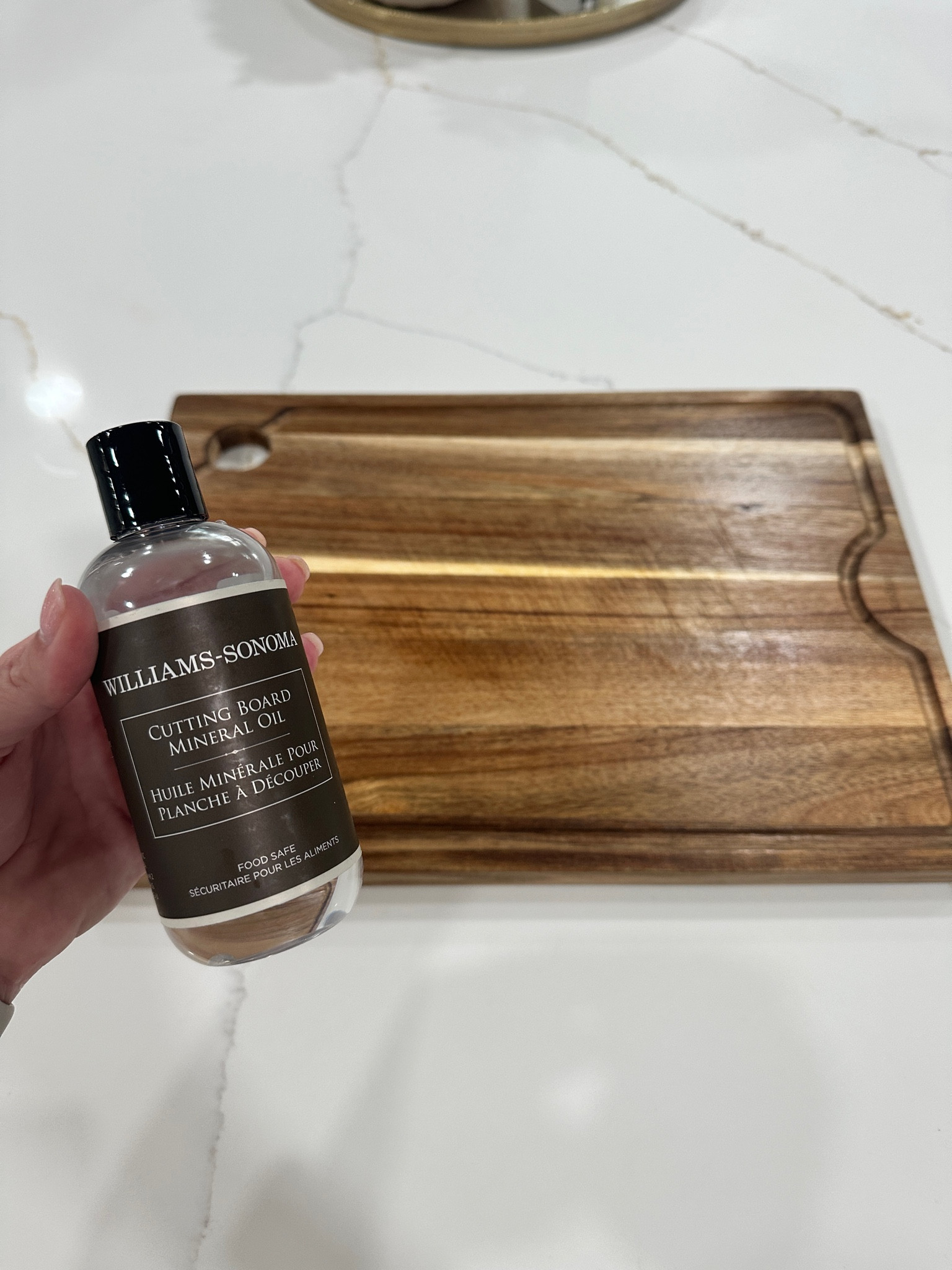 Cutting board and mineral oil 

#LTKFamily #LTKHome