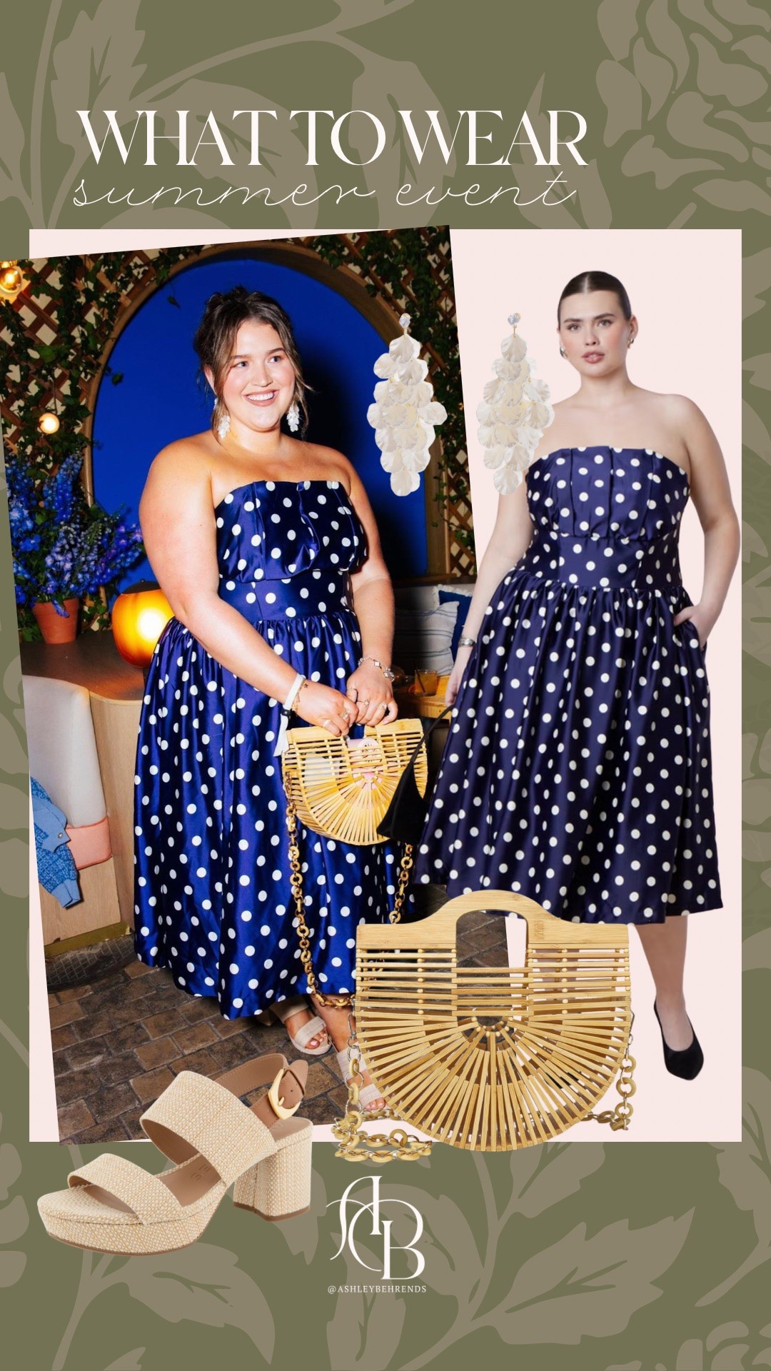 @Eloquii has outdone themselves with this beautiful blue 💙 polka dot summer even dress. It’s completely plus size friendly and 100% gorgeous. The polka dot print is already stunning, but the details in the bodice add even more to the fit of the dress. I wanted the dress to be the star of the show, so I went with more neutral accessories to complete the look. 
Wedding guest dress, plus size summer event outfit inspiration

#LTKPlusSize #LTKSaleAlert #LTKWedding