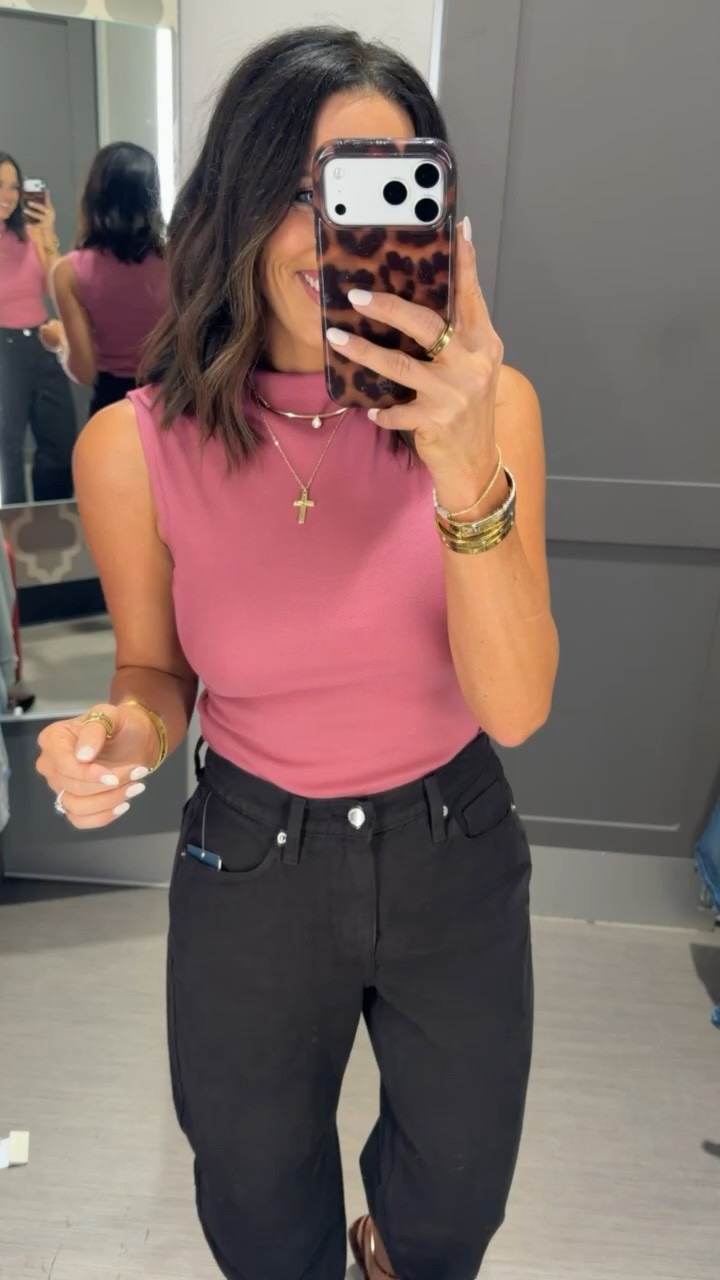 This pink & chocolate brown combo is SO good for fall 🤎Such an easy way to make a basic top feel a little more styled!

Size XS/2
#TargetFinds #TargetStyle #TargetFashion #TargetOutfit #FallFashion #FallStyle #FallOutfits #ChocolateBrown #AffordableFashion #LTKCreator #LTKFashion
