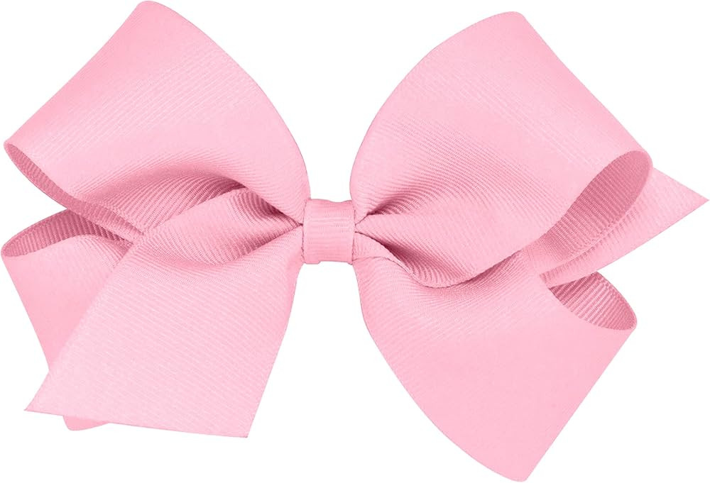 Wee Ones Girls' Classic Grosgrain Hair Bow with Plain Wrap Center on a WeeStay Hair Clip, Handmad... | Amazon (US)
