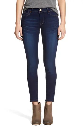 Junior Women's 1822 Denim Butter Skinny Jeans, Size 24 - Blue | Nordstrom