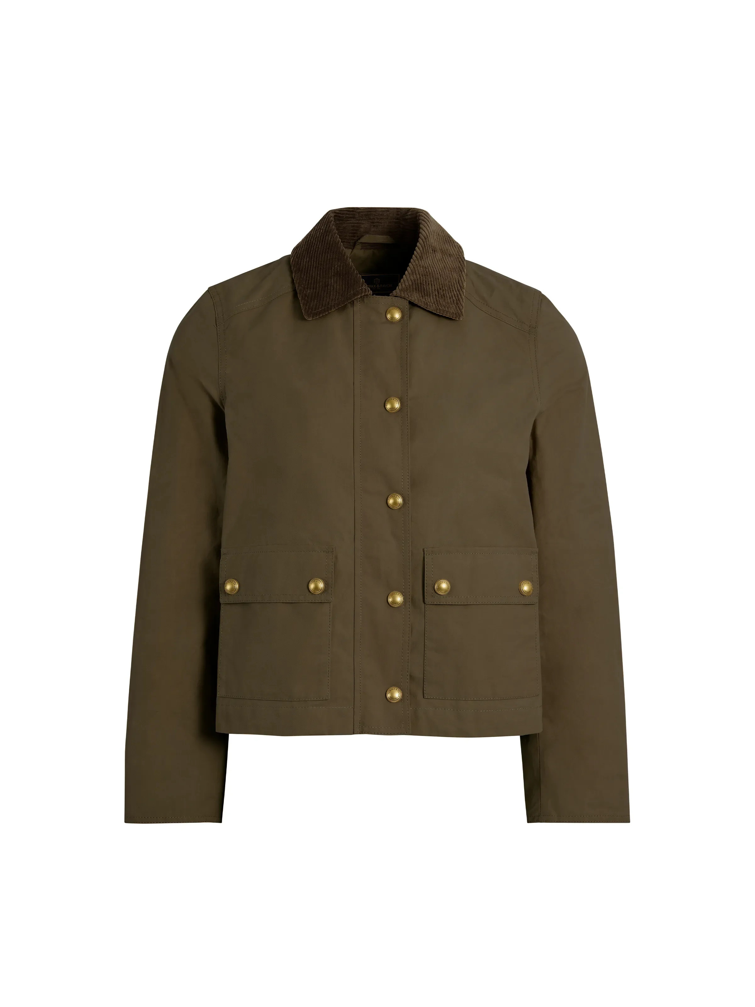 Tabitha - Women's Short Wax Jacket - Khaki | Fairfax & Favor | Fairfax & Favor (UK)