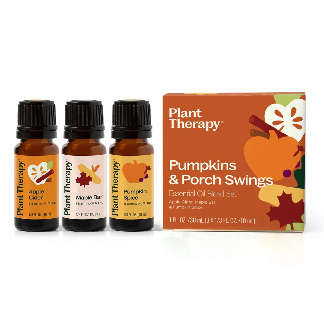 Pumpkins & Porch Swings Essential Oil Blend 3 Set | Plant Therapy