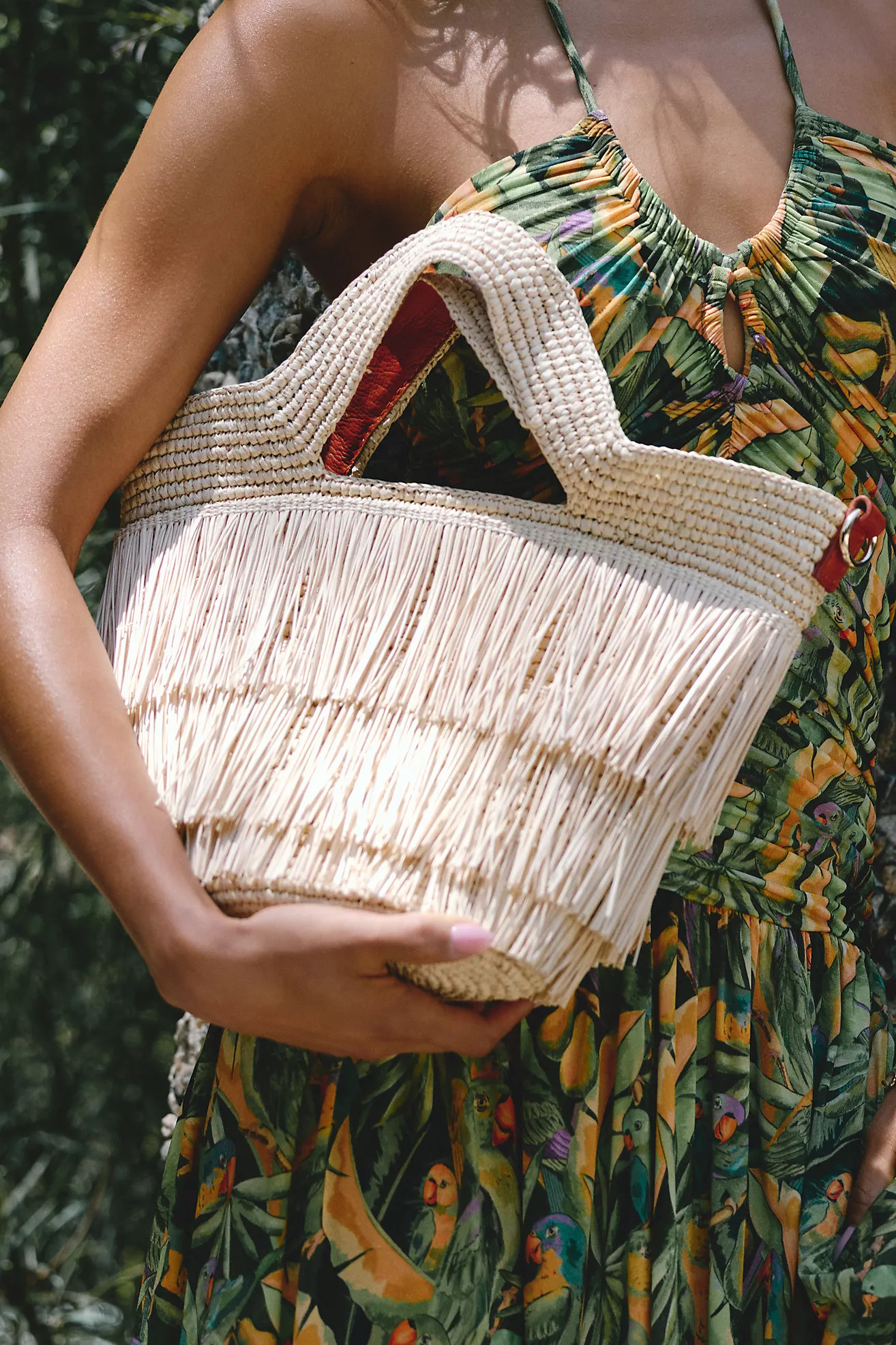 Sensi Studio Fringes Oval Bag | Anthropologie (US)