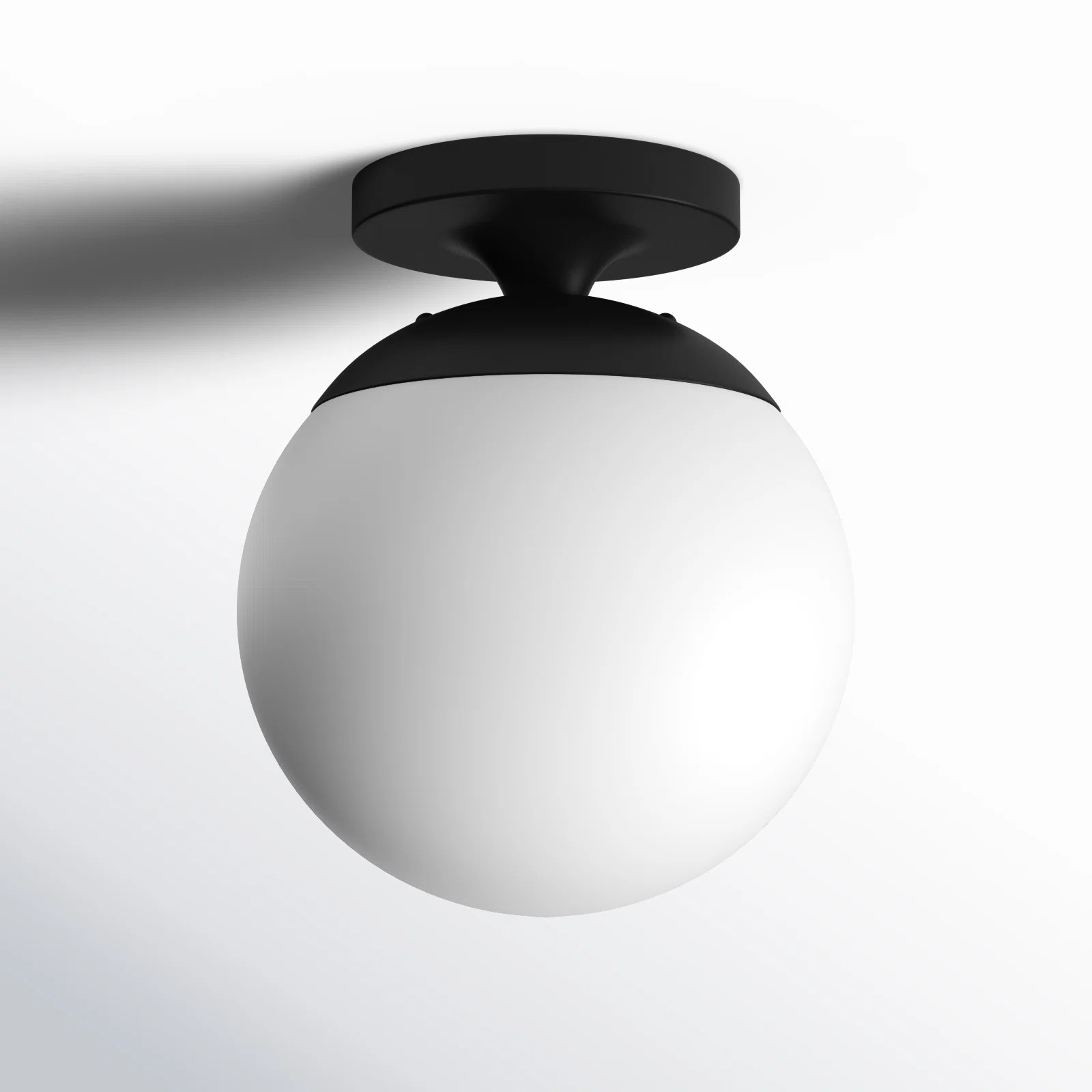 Meri Glass Semi Flush Mount | Wayfair North America