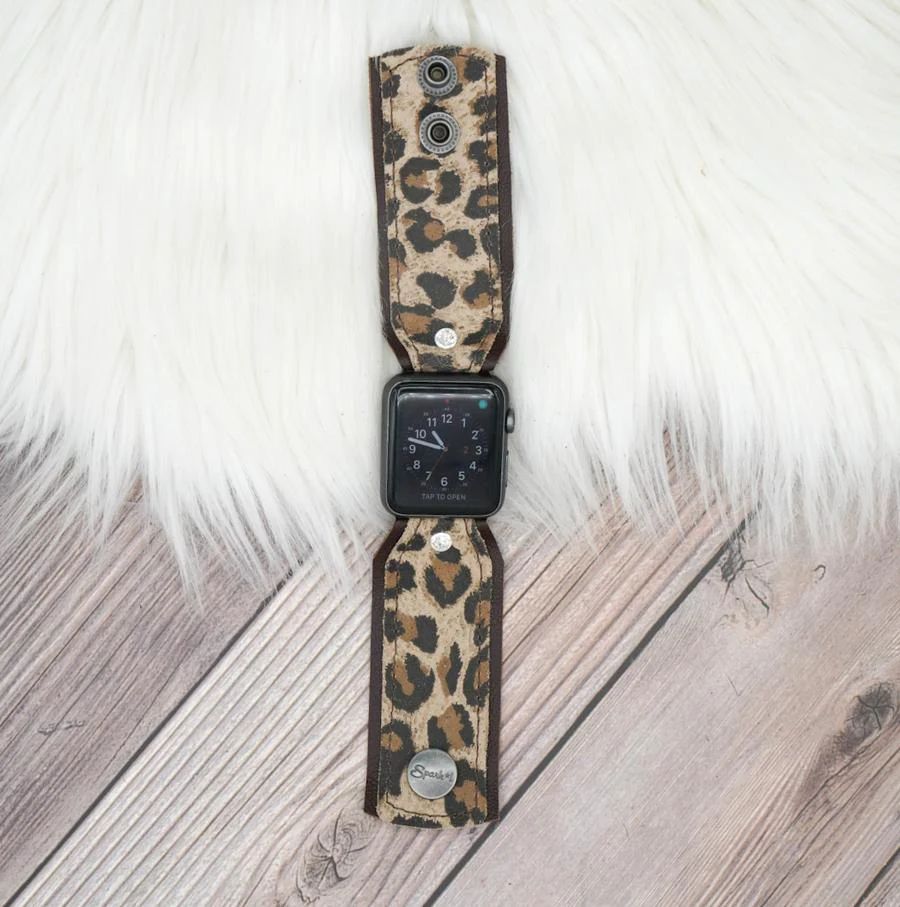 Bow Band in Large Leopard Nubuck | Spark*l