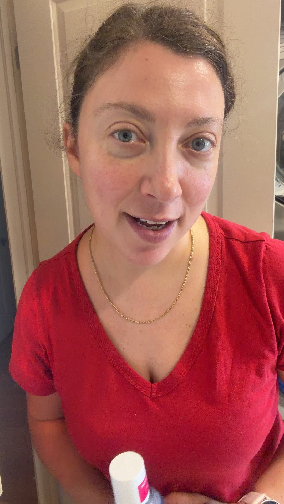 The bar for my nighttime skincare is on the floor, some nights it is one bottle and a cotton pad and that is it 🤍 This NIVEA Skin Recharge micellar water has been my 30 second reset after toddler bedtime. Full face of makeup gone in a few swipes, no rubbing, no sting, and the panthenol and squalane mean my face does not feel tight after. Perfume free and made for tired-looking sensitive skin, which frankly is a personal callout. 

#micellarwater #nivea #skincareroutine #momlife #sensitiveskin

#LTKBeauty #LTKselfcare #LTKgrwm