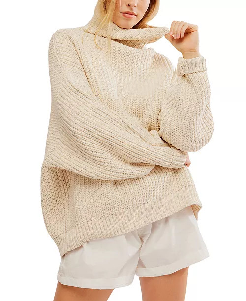 Free People Women's Swim Too Deep Oversized Sweater - Macy's | Macy's