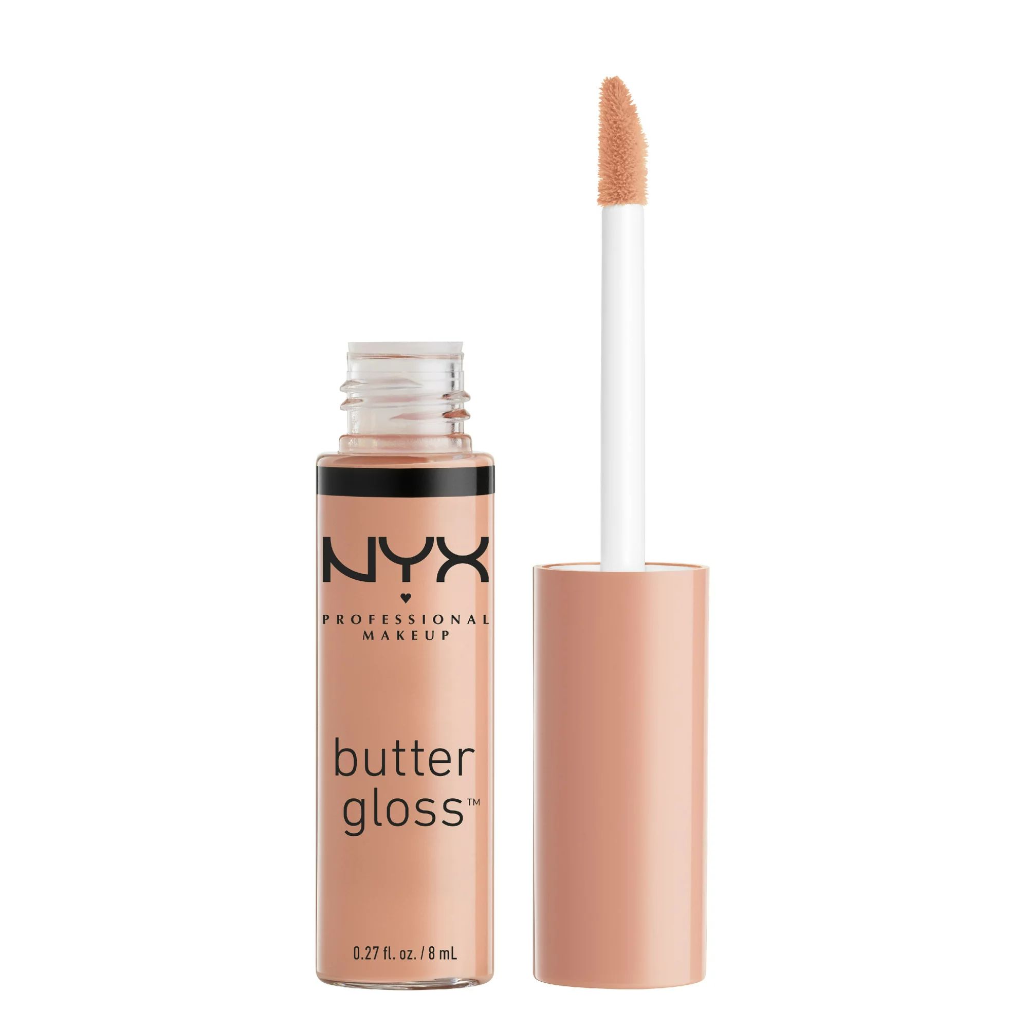 NYX Professional Makeup Butter Gloss, non-sticky Lip Gloss, Fortune Cookie, 0.27 Oz | Walmart (US)