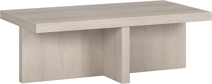 Henn&Hart Elna Coffee Table, 44" Wide, White | Amazon (US)