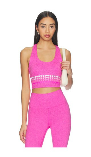 BEACH RIOT Yara Sports Bra in Fuchsia. - size S | Revolve Clothing (Global)