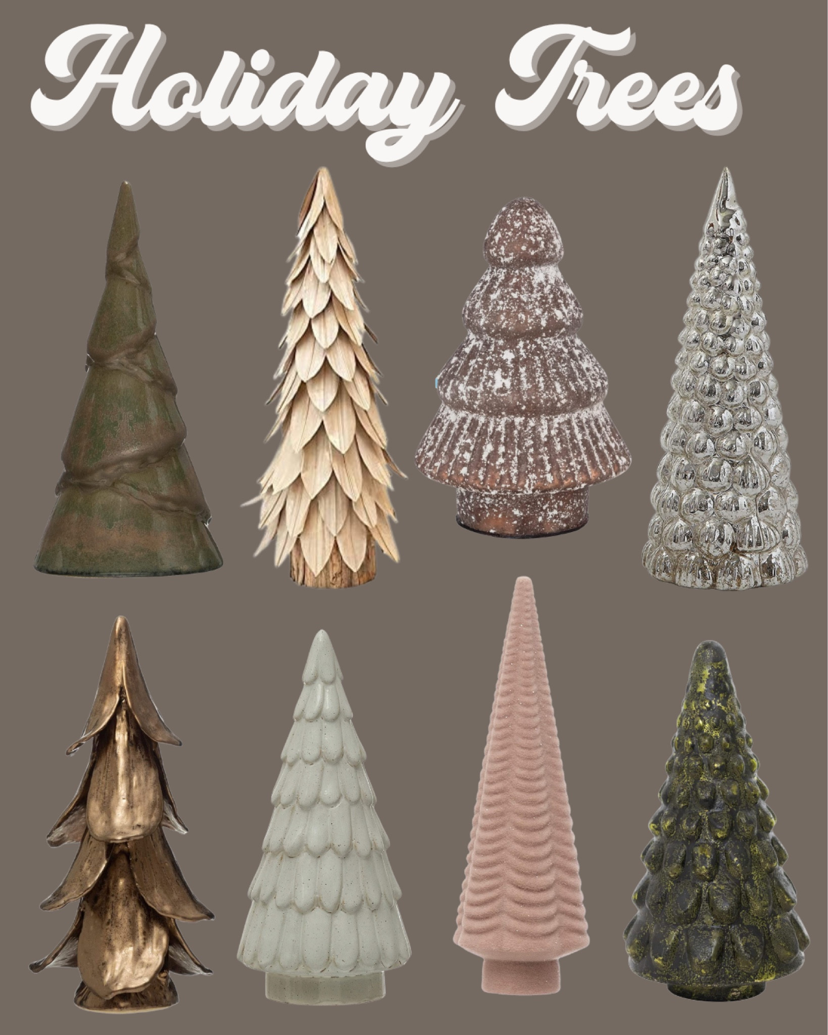 Modern Holiday Trees! 

#LTKSeasonal #LTKhome #LTKHoliday