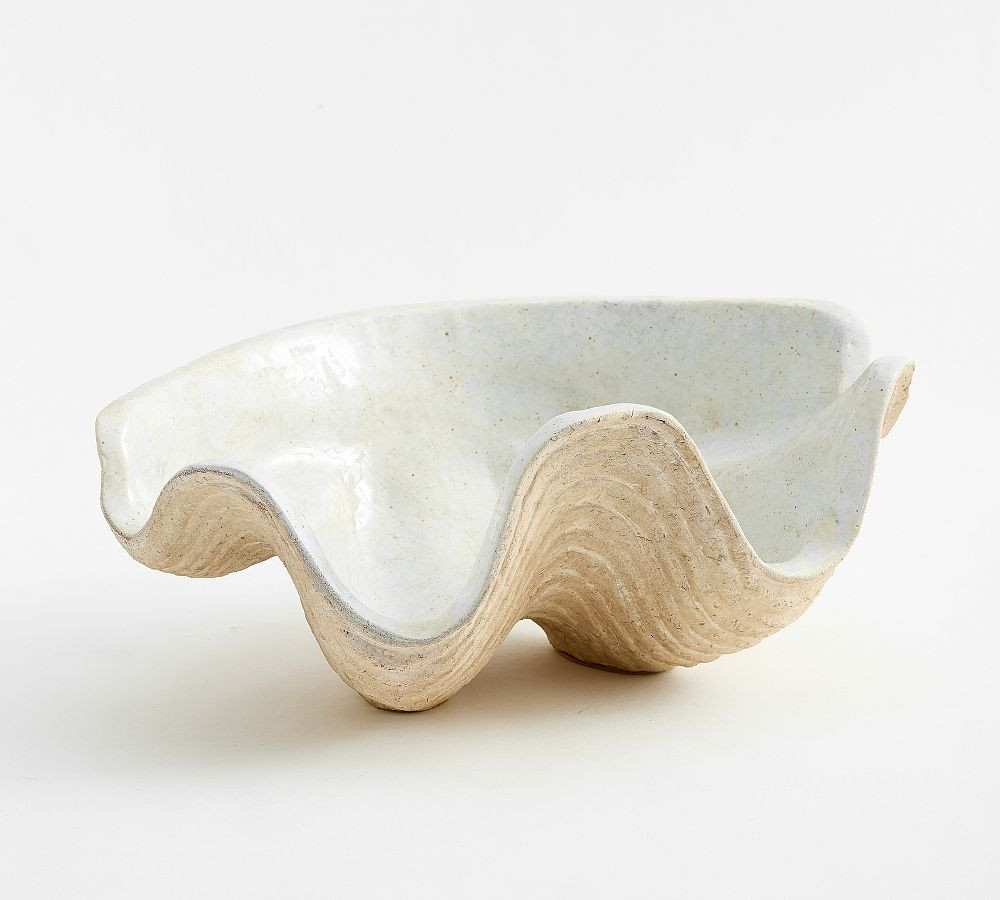 Clam Decorative Bowl | Pottery Barn (US)