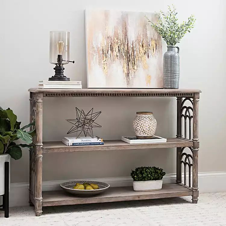 Arch Sides Cathedral Console Table | Kirkland's Home