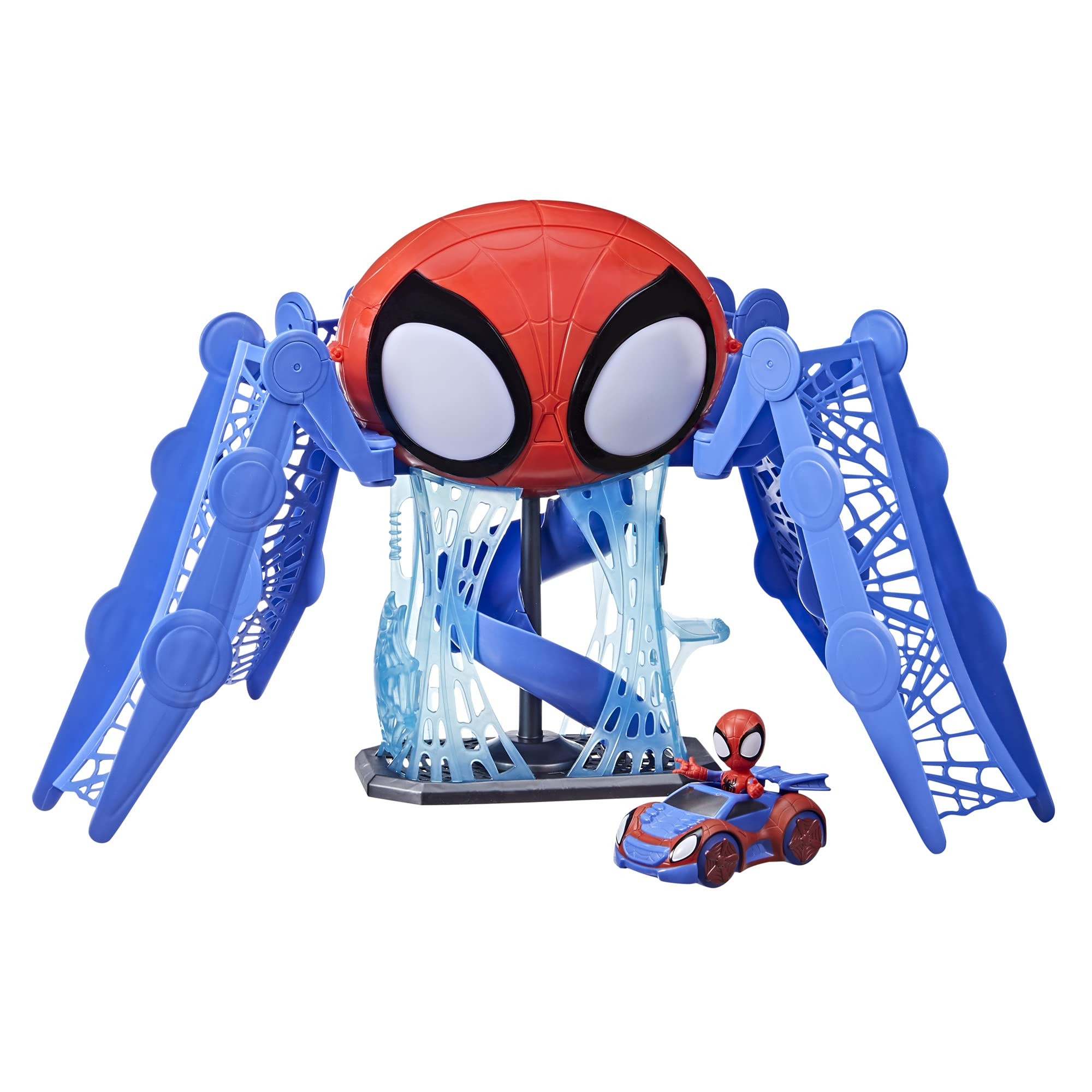 Spidey and His Amazing Friends Marvel Web-Quarters Playset with Lights and Sounds, Includes Spide... | Amazon (US)