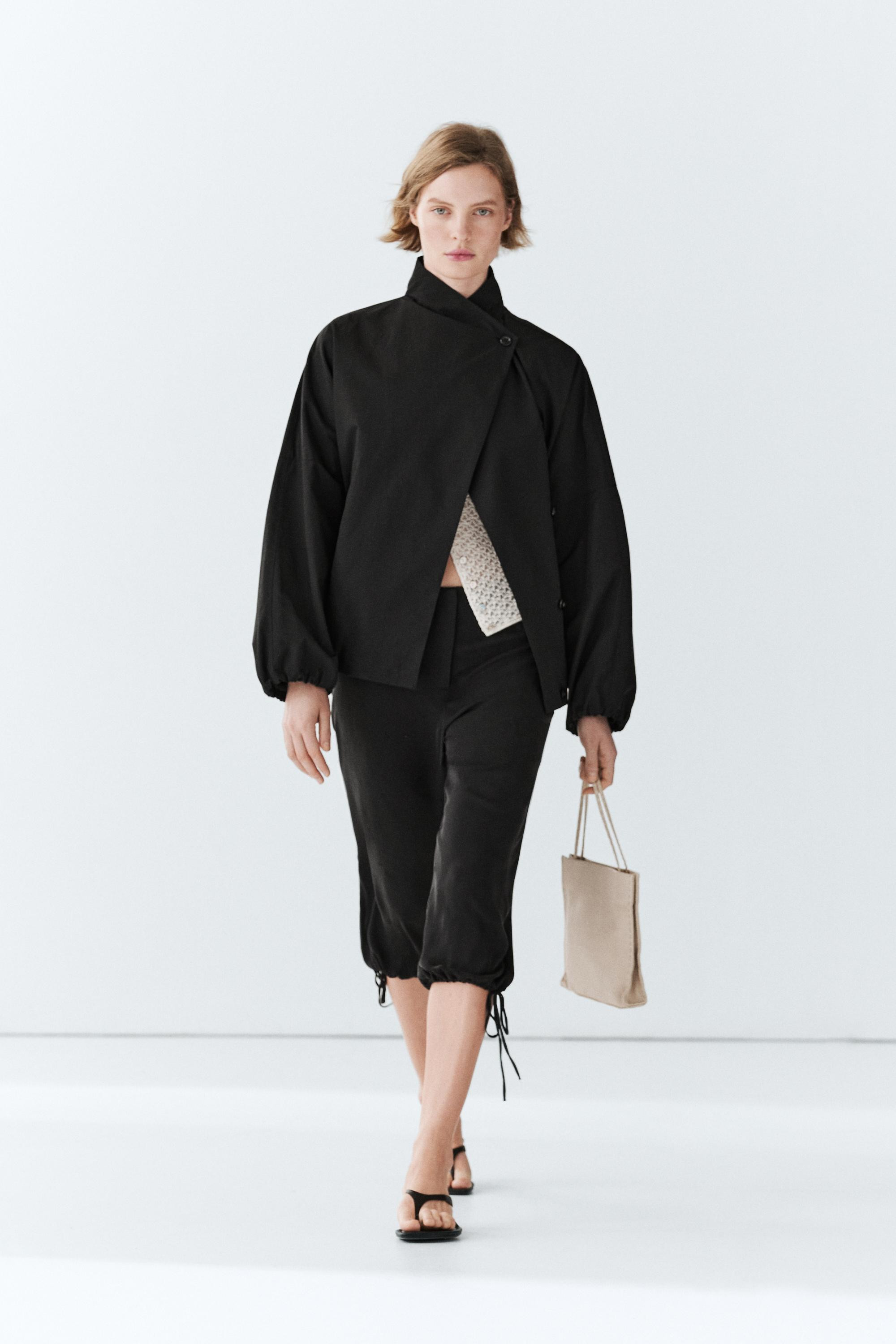 Technical bomber jacket with side button | Massimo Dutti UK