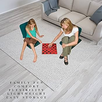 Original BackJack-Made in The USA- Royal Cotton Fabric Lightweight Floor Seating Chair for Gaming... | Amazon (US)