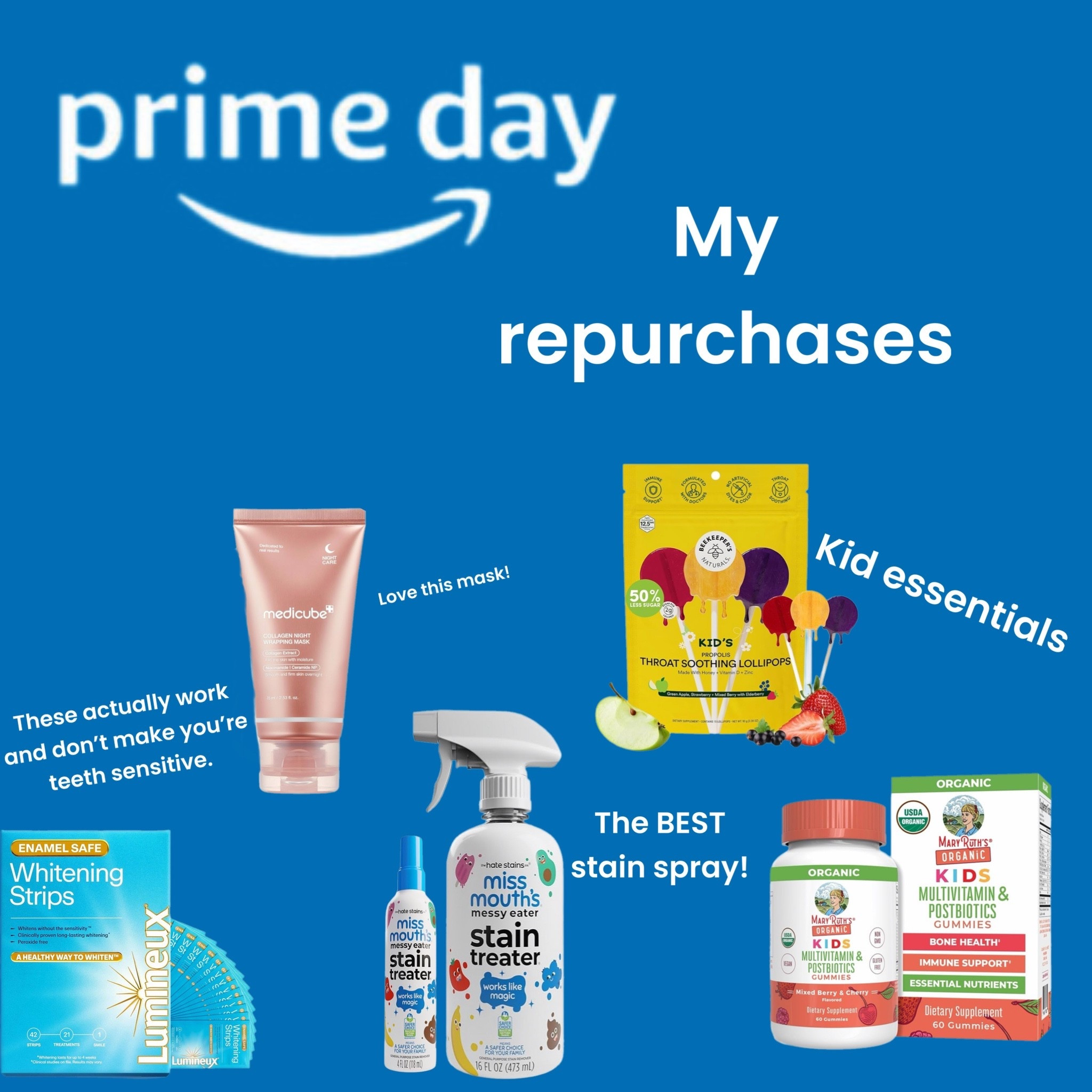 My repurchases that are on for prime day! 



#LTKFamily #LTKSaleAlert #LTKHome