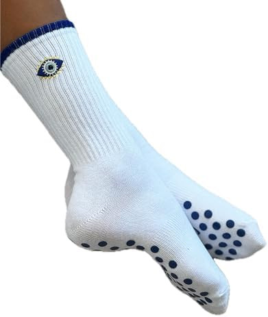 Non-Slip Pilates Socks with Grips for Women | Cute Grip Socks Yoga Ballet | Anti Skid Athletic So... | Amazon (US)
