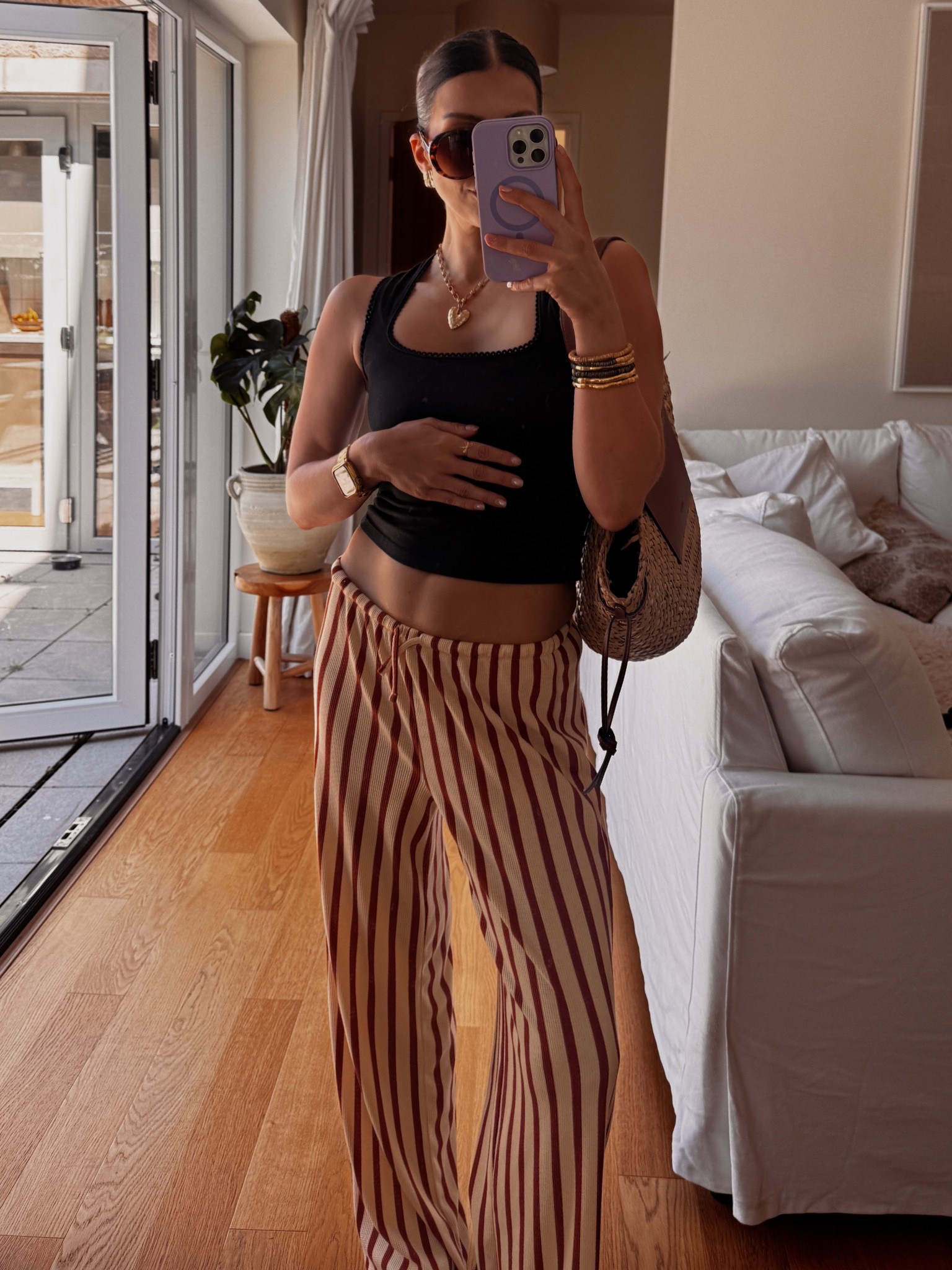 Affordable outfit 
Casual outfit 
Stripe trousers
Summer outfit 

#LTKuk #LTKeurope #LTKsummer